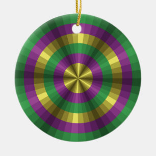 Mardi Gras Illusion Ornament