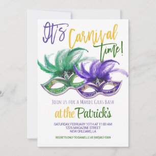Mardi Gras Invitation