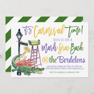 Mardi Gras Invitation