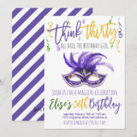 Mardi Gras Invitation