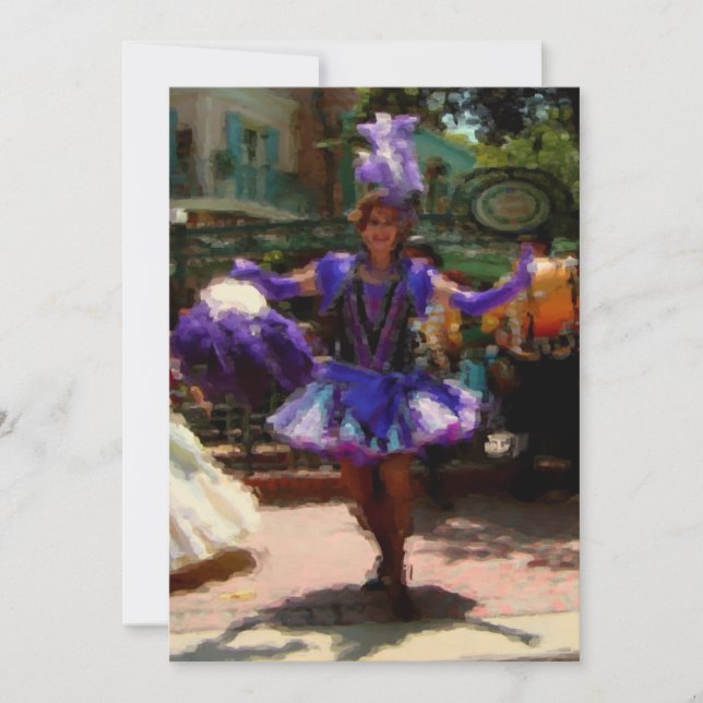 Mardi Gras Invitation (Front)