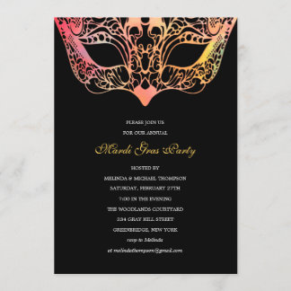 Mardi Gras Invitations