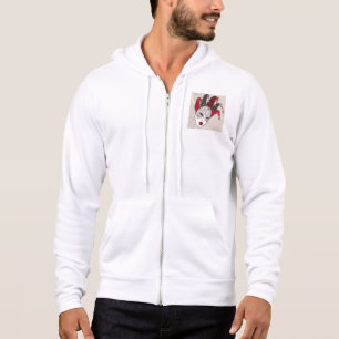 Mardi Gras Jester Mask Venetian Carnival Hoodie