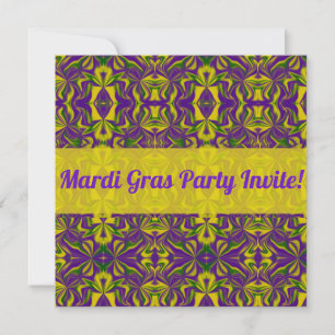 Mardi Gras Kaleidoscope Card