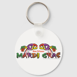 MARDI-GRAS KEY RING