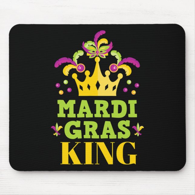Mardi Gras King 1  Mouse Pad (Front)