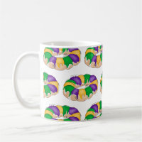 Mardi Gras King Cake Mug