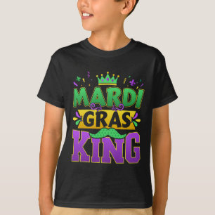 Mardi Gras King For New Orleans Carnival Costume T-Shirt