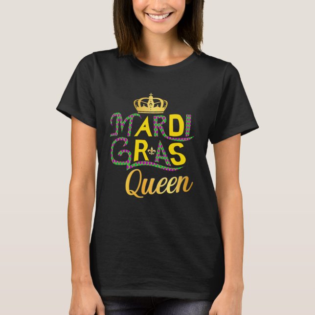 Mardi Gras King Matching Couples Group Set Carniva T-Shirt (Front)