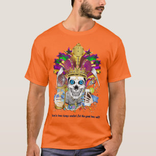 Mardi Gras King of Time 1 Mens view notes below T-Shirt