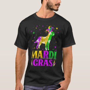 Mardi Gras Labrador Dog Lover Carnival Jester T-Shirt