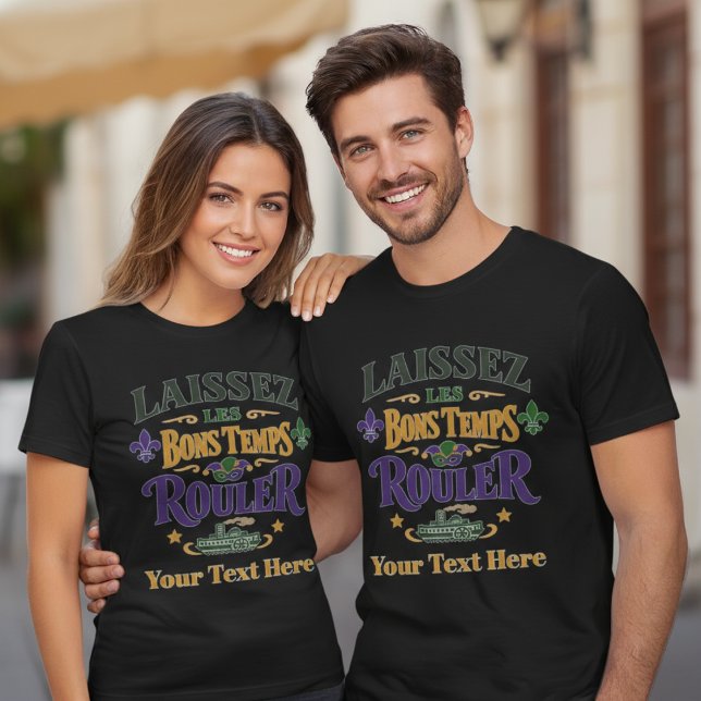 Mardi Gras Laissez Les Bons Temps Rouler Riverboat T-Shirt (Creator Uploaded)