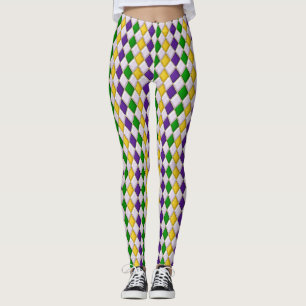 Mardi Gras Leggings