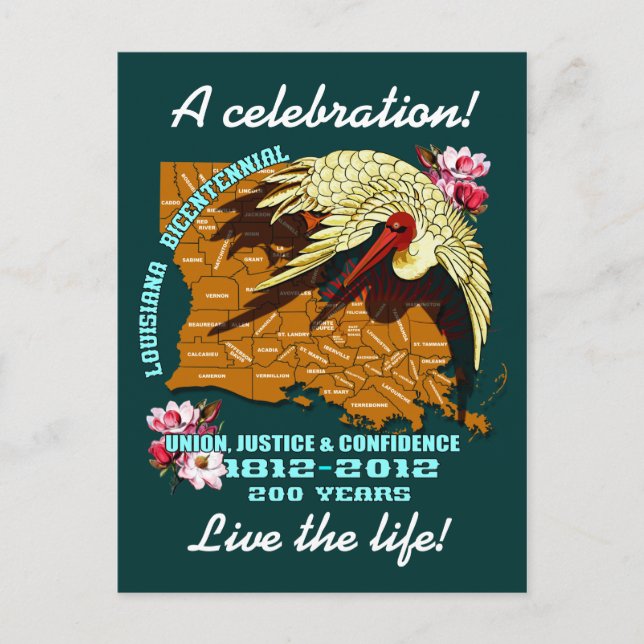 Mardi Gras Louisiana Bicentennial Party See Notes (Front)