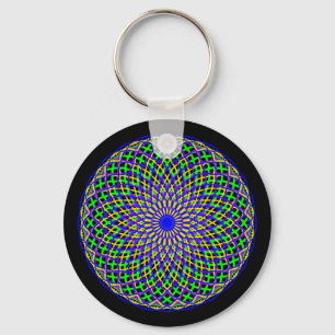 Mardi Gras Madness Key Ring