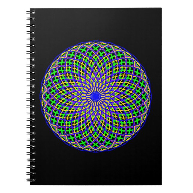 Mardi Gras Madness Spiral Notebook (Front)