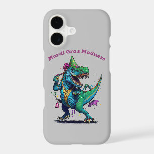 Mardi Gras Madness T Rex Dinosaur Bead Mardi Grawr