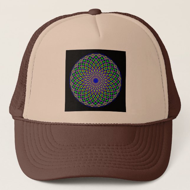 Mardi Gras Madness Trucker Hat (Front)