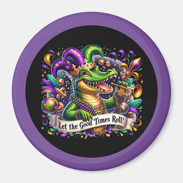 Mardi Gras Magnet (Front)