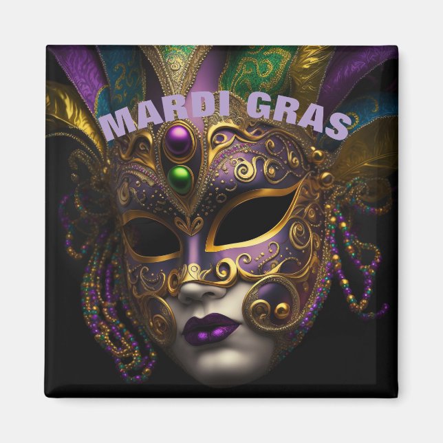 Mardi Gras Magnet (Front)
