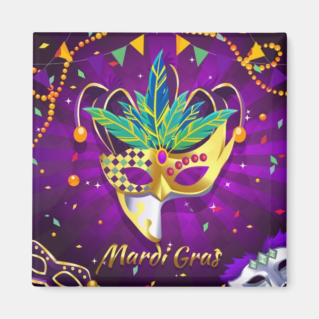Mardi Gras Magnet (Front)