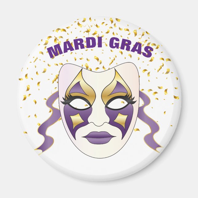 Mardi Gras Magnet (Front)
