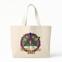 Mardi Gras Mask Bag 2024