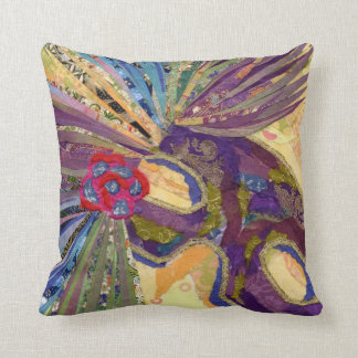 Mardi Gras Mask collage art Cushion