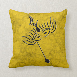 Mardi Gras Mask Cushion