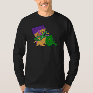 Mardi Gras Mask & Feathers Louisiana New Orleans L T-Shirt