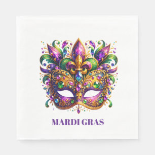 Mardi Gras Mask Napkin