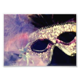 Mardi Gras Mask Photo Print