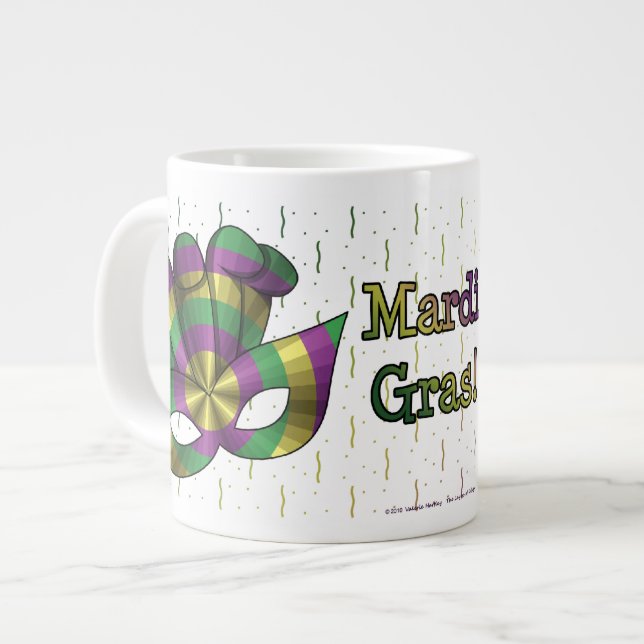 Mardi Gras Mask Speciality Mug (Front Left)
