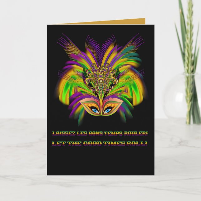 Mardi-Gras-Mask-The-Queen-V-3 Card (Front)