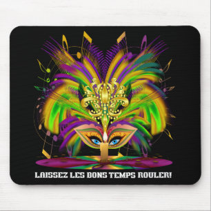 Mardi-Gras-Mask-The-Queen-V-4 Mouse Pad
