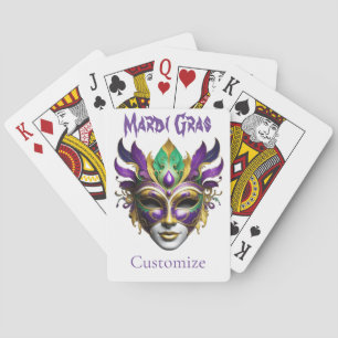Mardi Gras Mask Thunder_Cove Playing Cards