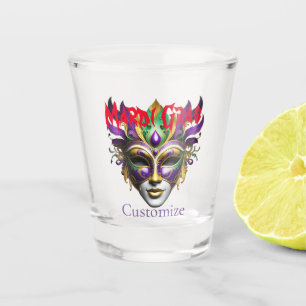 Mardi Gras Mask Thunder_Cove Shot Glass