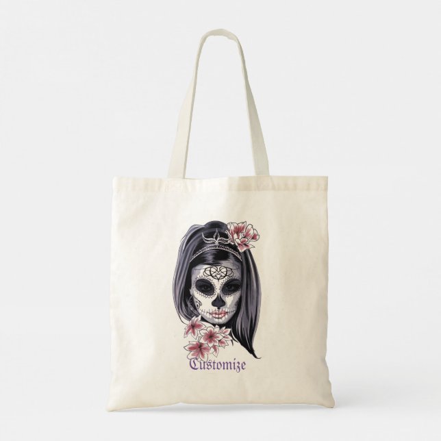 Mardi Gras Mask Thunder_Cove Tote Bag (Back)