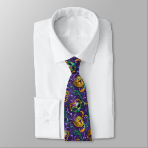 Mardi Gras Mask Tie