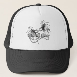 Mardi Gras Mask Trucker Hat