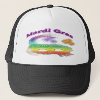 Mardi Gras Mask Trucker Hat