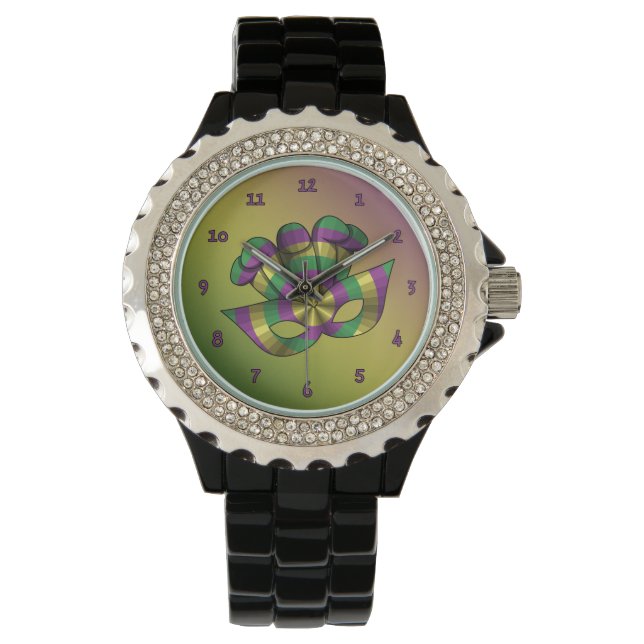 Mardi Gras Mask Watch (Front)