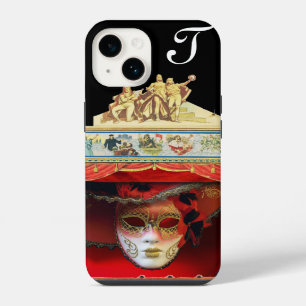 MARDI GRAS MASQUERADE BALL THEATRE STAGE Monogram iPhone 14 Case