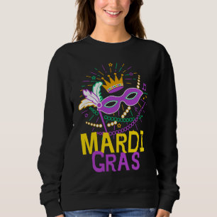 Mardi Gras Masquerade Mardi Parade Costume Mens &  Sweatshirt