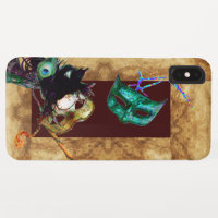 MARDI GRAS MASQUERADE MASKS parchment