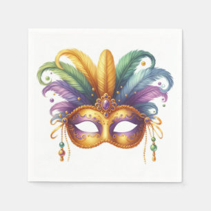 Mardi Gras Masquerade Napkin