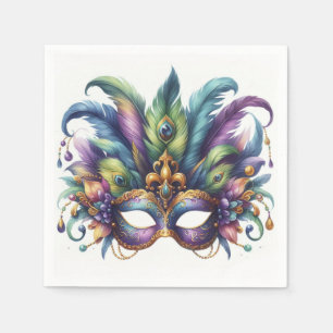 Mardi Gras Masquerade Napkin
