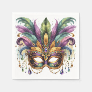 Mardi Gras Masquerade Napkin