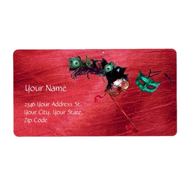 MARDI GRAS MASQUERADE silk (Front)