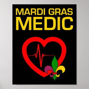 Mardi Gras Medic  Poster